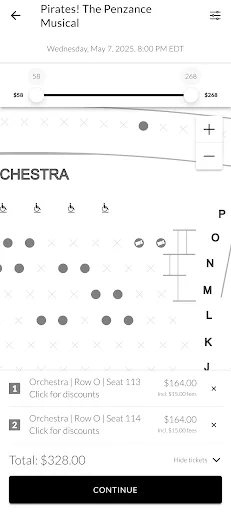 Criterion Ticketing screenshot