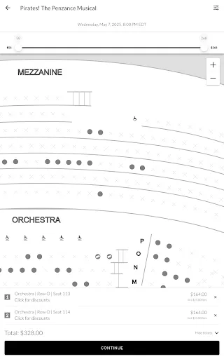 Criterion Ticketing screenshot