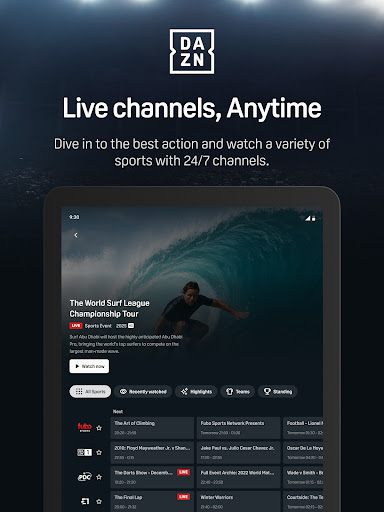 DAZN - Watch Live Sports screenshot