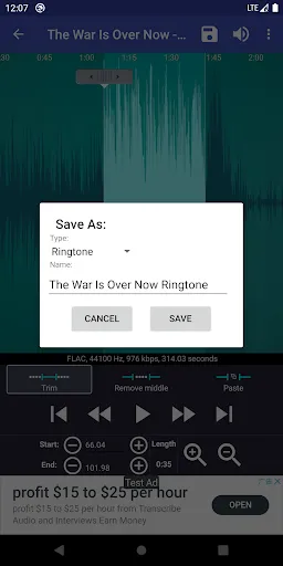 Ringtone Maker:create ringtone screenshot
