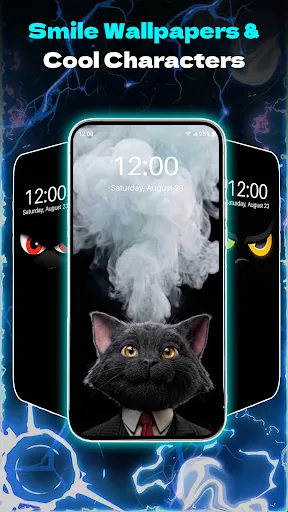 Funny Smile Live Wallpaper screenshot