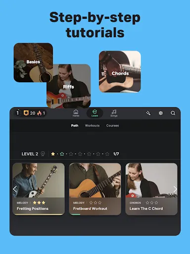 Yousician: Learn & Play Guitar screenshot