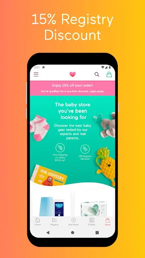 Babylist Baby Registry screenshot