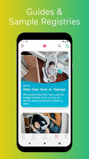 Babylist Baby Registry screenshot