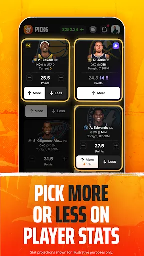 Pick6 DraftKings Sports Picks screenshot