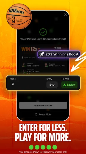Pick6 DraftKings Sports Picks screenshot