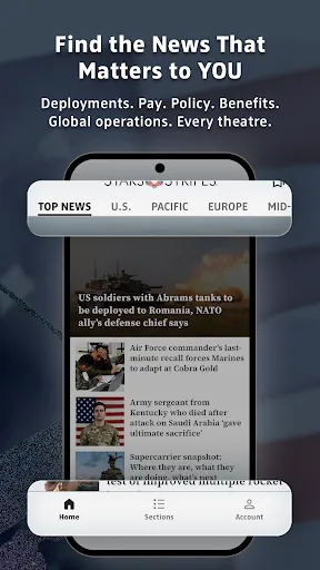 Stars & Stripes: Military News screenshot