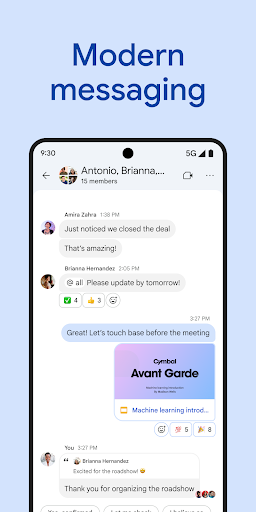 Google Chat screenshot