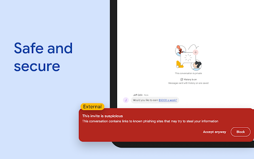 Google Chat screenshot