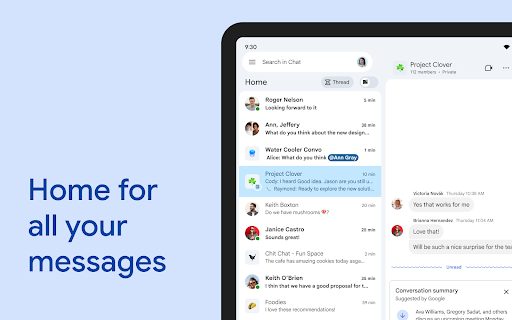 Google Chat screenshot