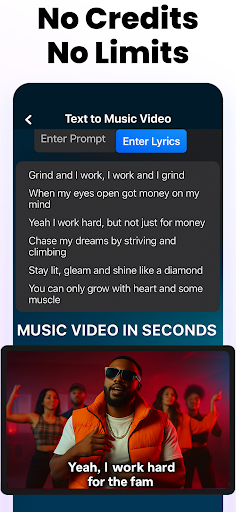 AI Music Video Maker - Rap AI screenshot