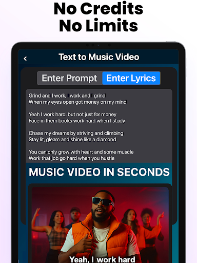 AI Music Video Maker - Rap AI screenshot