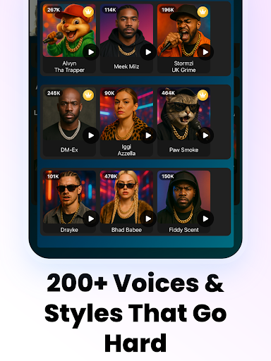 AI Music Video Maker - Rap AI screenshot