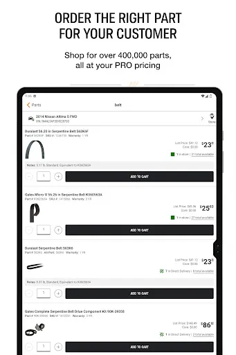 AutoZonePro Mobile screenshot