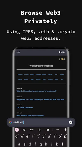 Incognito Browser - Go Private screenshot