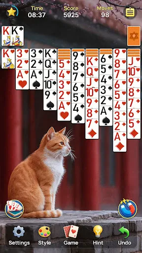 Spider Solitaire screenshot