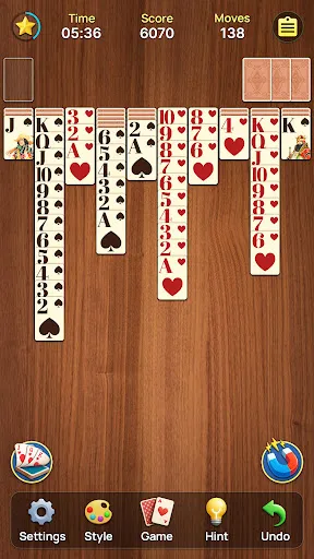 Spider Solitaire screenshot