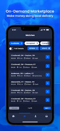 FRAYT Driver screenshot