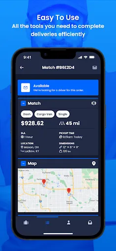 FRAYT Driver screenshot