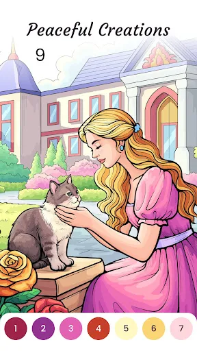Pixie Color: Paint by Number screenshot