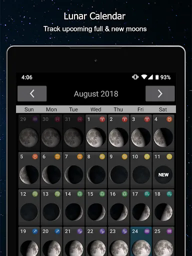 Phases of the Moon screenshot