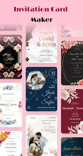 Wedding Invitation Maker App screenshot