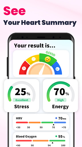 Heart Rate Monitor - Pulse App screenshot