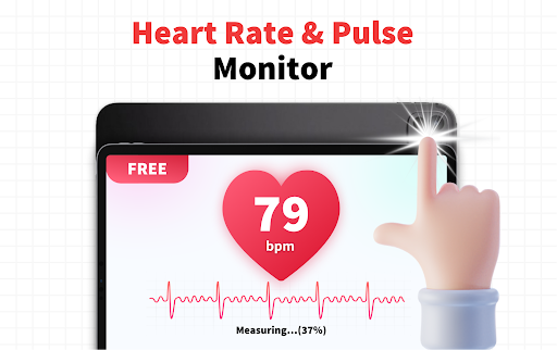 Heart Rate Monitor - Pulse App screenshot