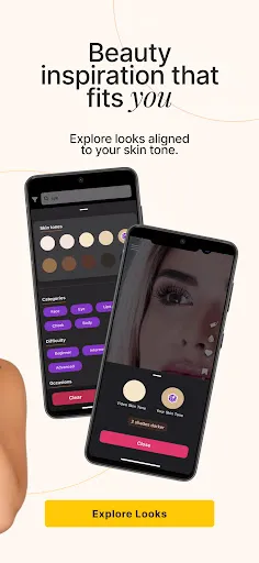 GlitzBee: Skin Tone Makeup screenshot