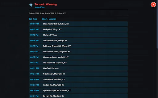 Tornado Tracker Storm GPS Live screenshot