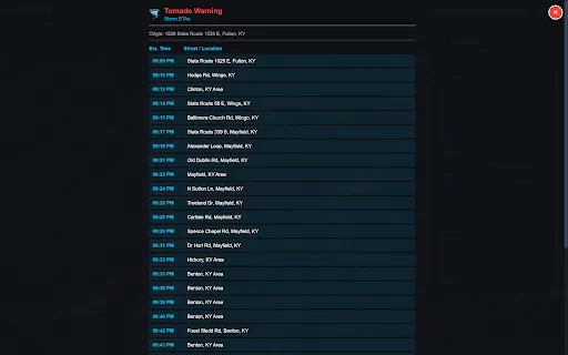 Tornado Tracker Storm GPS Live screenshot