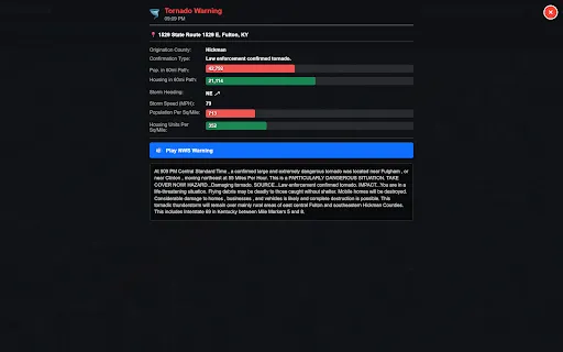 Tornado Tracker Storm GPS Live screenshot