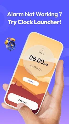 Alarm Clock Launcher screenshot
