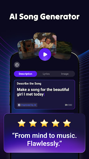 Rythmix: AI Music & Song Maker screenshot