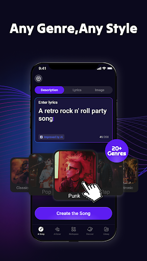 Rythmix: AI Music & Song Maker screenshot