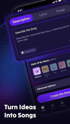 Rythmix: AI Music & Song Maker screenshot