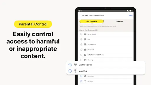 Norton Family Parental Control screenshot
