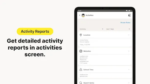 Norton Family Parental Control screenshot