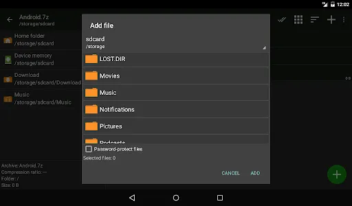 ZArchiver screenshot