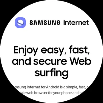 Samsung Browser screenshot