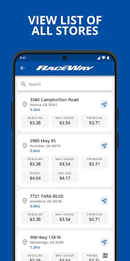 RaceWay Rewards screenshot
