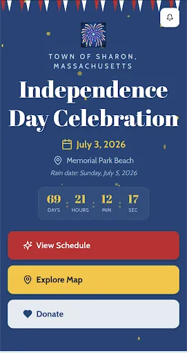 Sharon Independence Day screenshot