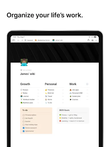 Notion: Notes, Tasks, AI screenshot