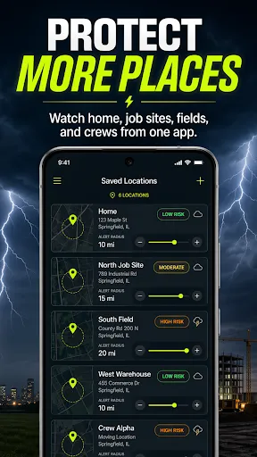 Lightning Tracker & Radar Map screenshot