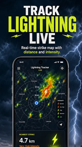 Lightning Tracker & Radar Map screenshot