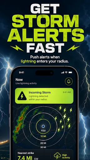 Lightning Tracker & Radar Map screenshot