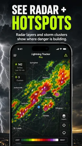 Lightning Tracker & Radar Map screenshot