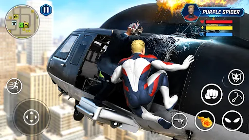 Rope Flying Hero Prime screenshot