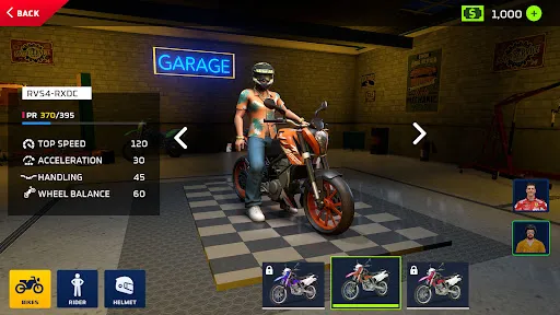 Moto Bike Stunt Wheelie Game screenshot