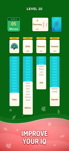 Solitaire Word Association screenshot